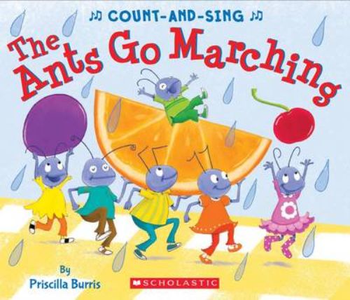 Charming board book teaching counting 1-5 through fun rhymes and colorful ant illustrations, perfect for preschoolers.