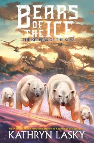 Illustrated hardback of 'The Keepers of the Keys', featuring cubs battling the Grand Patek in a fantasy adventure.