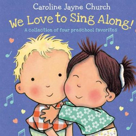 Cheerful padded board book featuring classic sing-alongs with engaging illustrations by Caroline Jayne Church.