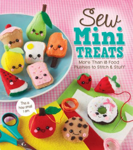 Craft kit featuring a hardback book and materials to create 18 delightful felt play foods for endless entertainment.