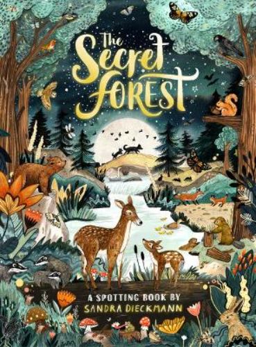 A beautifully illustrated hardback book about nature, featuring a young fawn's journey through tranquil woodlands.