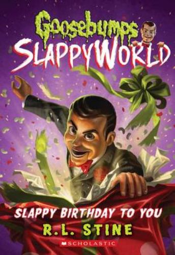 Twisted birthday fun unfolds as Ian's Slappy dummy comes to life, leading to spooky and humorous chaos in Goosebumps tale.