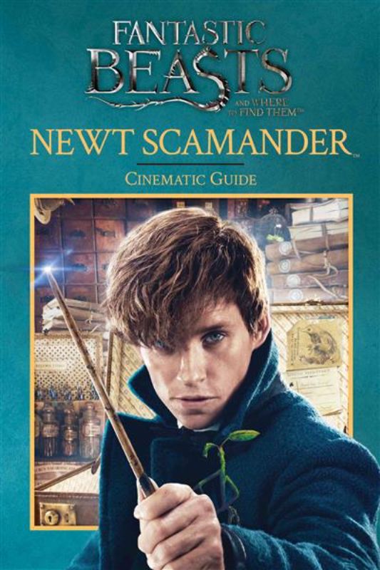 Hardcover guidebook exploring Newt Scamander's adventures in Fantastic Beasts, with stunning visuals and quotes.