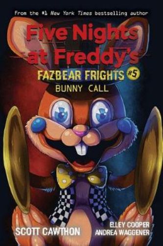 Five Nights at Freddy's paperback anthology featuring three chilling novellas by Scott Cawthon with haunting cover art.