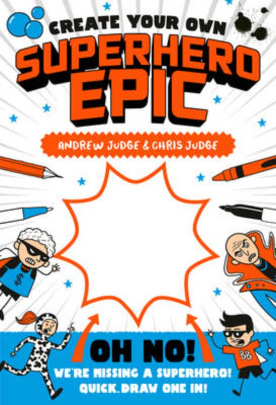 Interactive paperback where you create your own superhero stories through reading, drawing, and engaging activities.