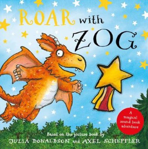 Interactive sound book featuring Zog the dragon, engaging toddlers with storytelling and delightful sound effects.