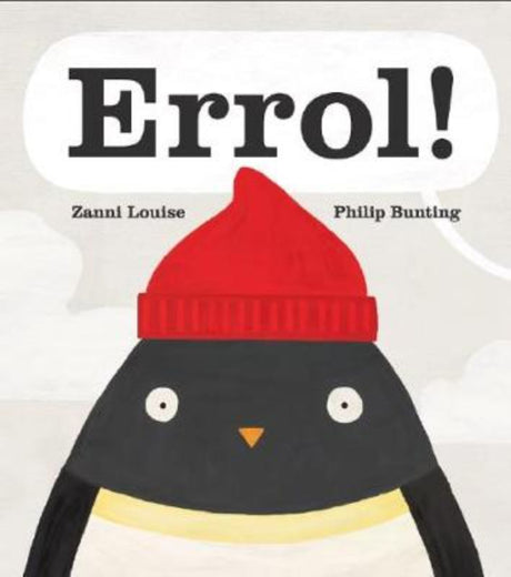 Hardback picture book 'Errol' featuring vibrant illustrations and a mischievous character designed for young readers.