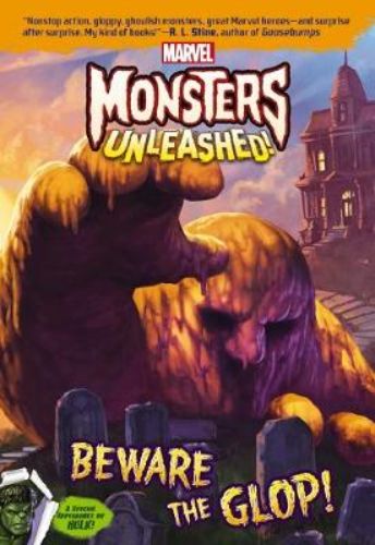 Exciting paperback featuring siblings Ben and Cindy battling the slimy alien Glop with Kid Kaiju in a Marvel adventure.