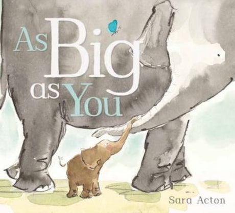 Illustrated hardback picture book featuring two elephants, Claude and Finlay, exploring friendship and individuality for young readers.