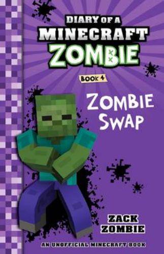 Cover of 'Zombie Swap', a children's novel about a zombie swapping bodies with his friend, showcasing humor and friendship.