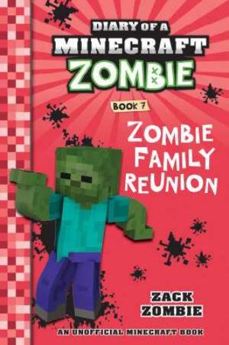 Colorful cover of 'Zombie Family Reunion' showing Zombie with his quirky family, perfect for kids' spooky adventures.