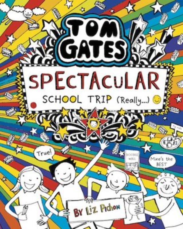 Tom Gates' 'Spectacular School Trip' showcases a fun-filled adventure with humor and illustrations for young readers.