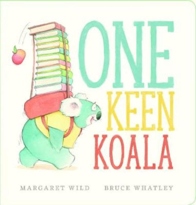 A vibrant hardback picture book featuring a lovable koala exploring the joys of school and counting for young readers.