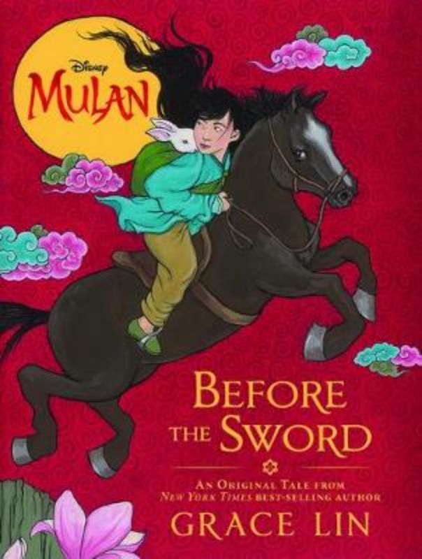 Paperback novel 'Before the Sword' by Grace Lin, exploring ancient China and the legacy of Mulan.