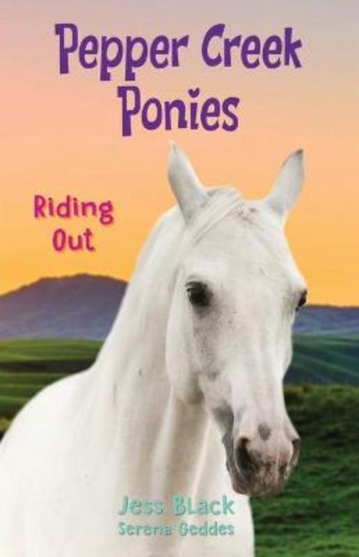 Chapter book 'Riding Out' features adventures in pony riding, friendship, and life lessons for kids aged 7-12.