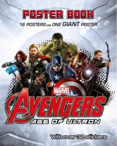 Vibrant Marvel Avengers: Age of Ultron poster book featuring movie posters, 30+ stickers, and a giant pull-out poster.