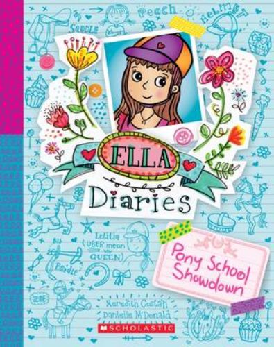 Ella's diary about pony school adventures, friendship challenges, and facing snobbery during holidays.