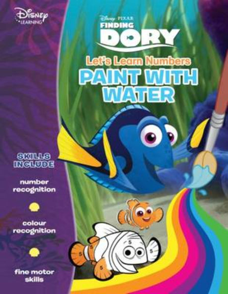 Kids paint and learn numbers with Finding Dory characters in this interactive, mess-free activity book.