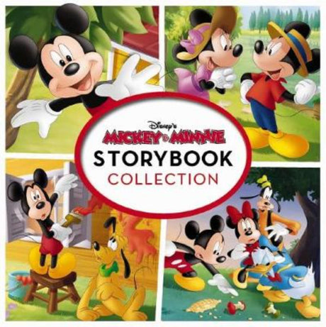 Hardcover Mickey & Minnie Storybook Collection featuring 160 pages of enchanting Disney tales for kids and enthusiasts.