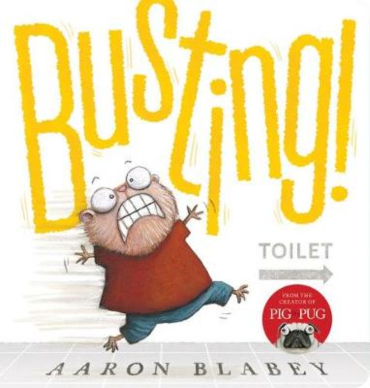 'Busting!' is a colorful hardback picture book about Lou's humorous wait for the loo, perfect for ages 3-7.