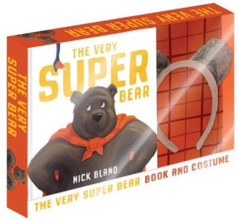 Mini boxed set featuring The Very Super Bear and costume for imaginative play and early literacy engagement.