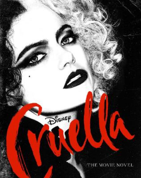 Cruella: Movie Novel - a stylish paperback exploring the origins and fashion of Disney's iconic villain, with 288 illustrated pages.