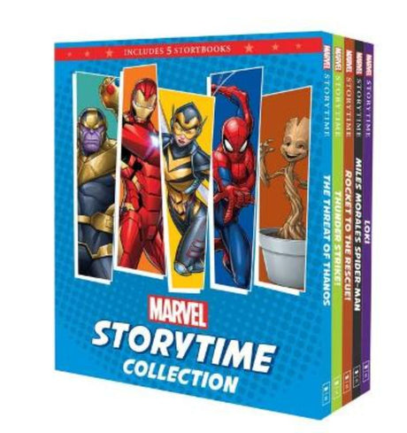 Hardback picture book featuring Marvel superheroes for young readers' bedtime stories and adventures.