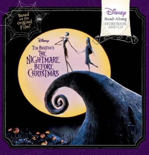 Hardback storybook and CD set of Tim Burton's The Nightmare Before Christmas featuring Jack Skellington's whimsical adventure.