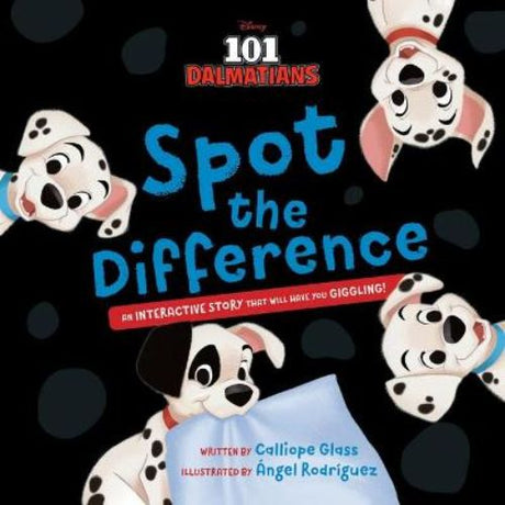 Interactive 101 Dalmatians storybook featuring Patch, vibrant illustrations, and engaging activities for kids.