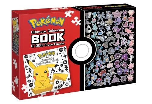 Pokemon: Adult Ultimate Colouring Book and 1000-Piece Puzzle