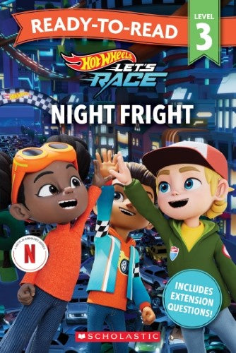 Hot Wheels Let’s Race: Night Fright - Ready-to-Read Level 3 (Mattel)