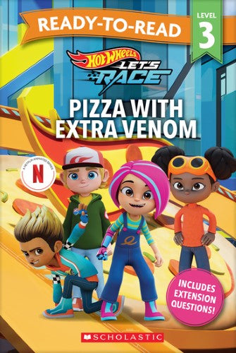 Hot Wheels: Pizza With Extra Venom - Ready-to-Read Level 3 (Mattel)