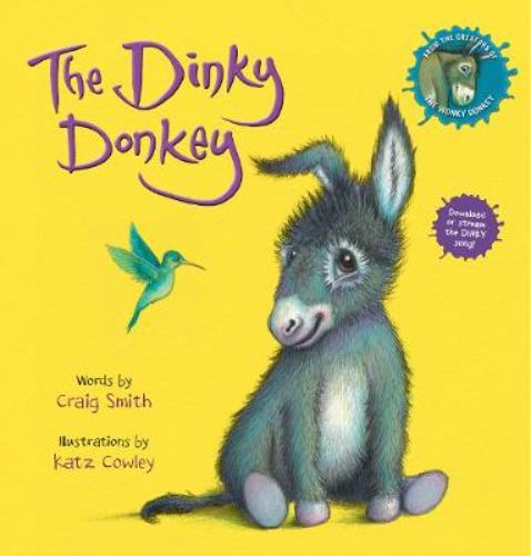 Charming hardback children's book 'Dinky Donkey' featuring whimsical adventures and lovely illustrations for young readers.