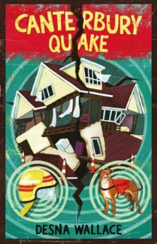 Cover of 'Canterbury Quake', a poignant novel about Maddy's journey in a disaster-stricken world, paperback edition.