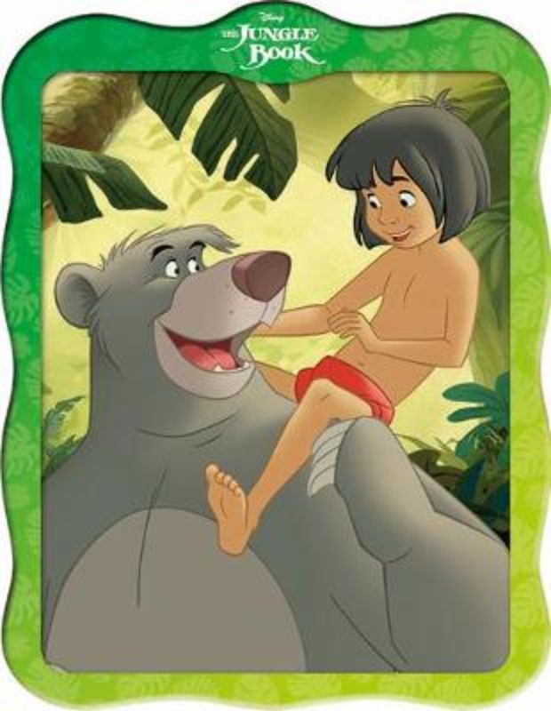 Collector's tin featuring The Jungle Book with storybook, activity book, stickers, and fold-out scene for creative play.