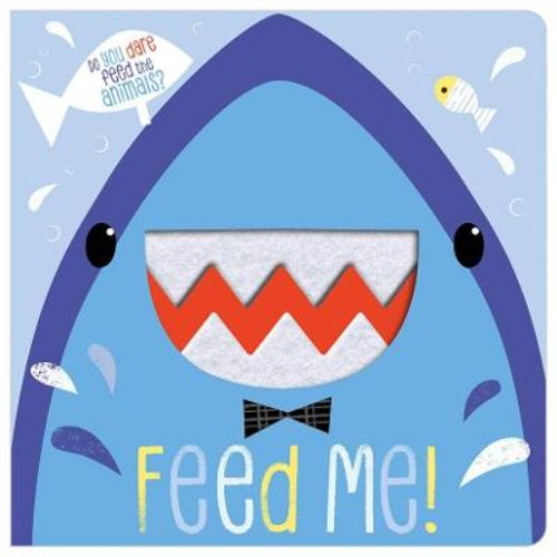 Colorful board book 'Feed Me!' engaging infants with food themes and vibrant illustrations for early literacy fun.