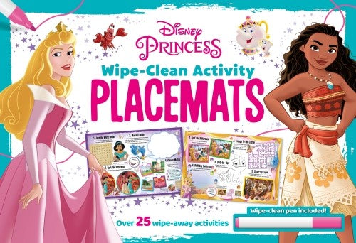 Disney Princess: Wipe-clean Activity Placemats