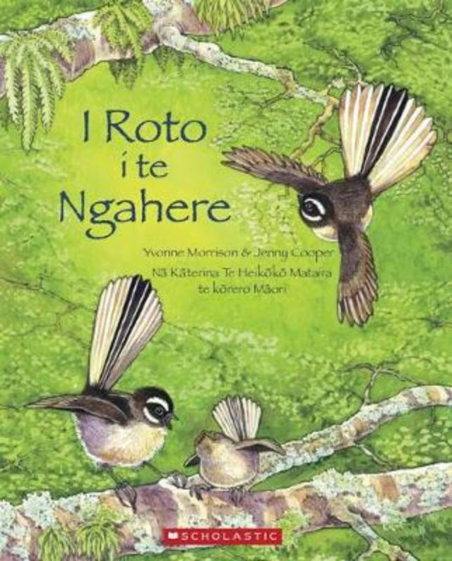 Children's book 'I Roto i te Ngahere' showcasing New Zealand's native forests through vibrant illustrations and storytelling.