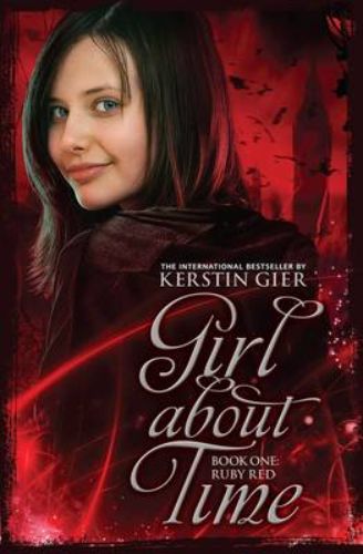 Captivating paperback 'Girl About Time' features time travel, adventure, and romance in an enchanting London setting.