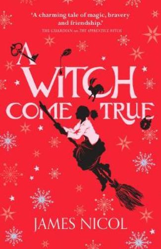 A Witch Come True paperback, featuring 352 pages of magic and adventure with heroine Arianwyn facing winter's challenges.