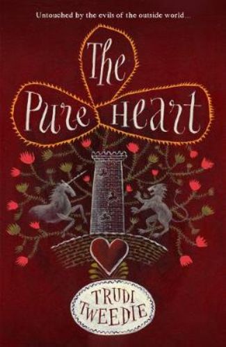 A captivating paperback novel, 'The Pure Heart', featuring a young woman's journey filled with mystery in the Scottish borderlands.