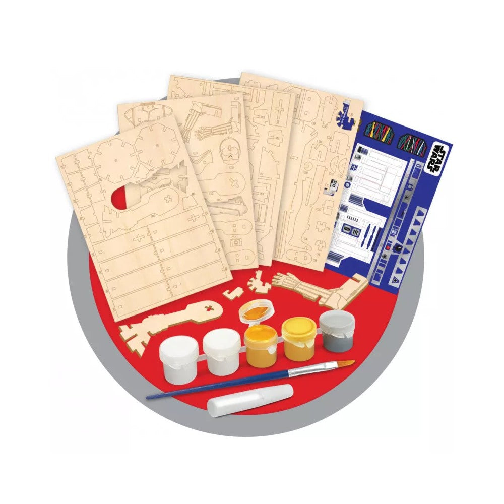 Wood Worx Sw C-3Po R2-D2 Kit
