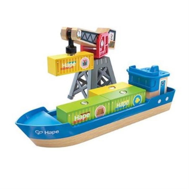 Cargo Ship & Crane - Hape