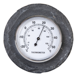 Thermometer - Slate Round (12cm)