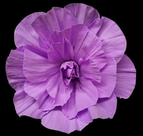 60cm Purple Rose Head
