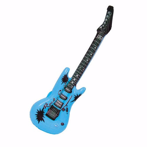 Vibrant 93cm inflatable guitar, perfect for parties, photo shoots, and kids' play, made for lasting fun.