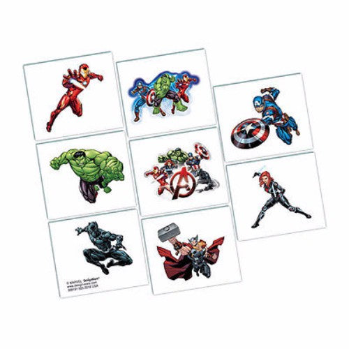 Avengers Tattoos - Pack of 8