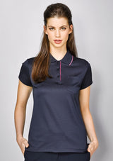 Advatex Ladies Swindon Polo - Navy/White - 32 - Biz Collection