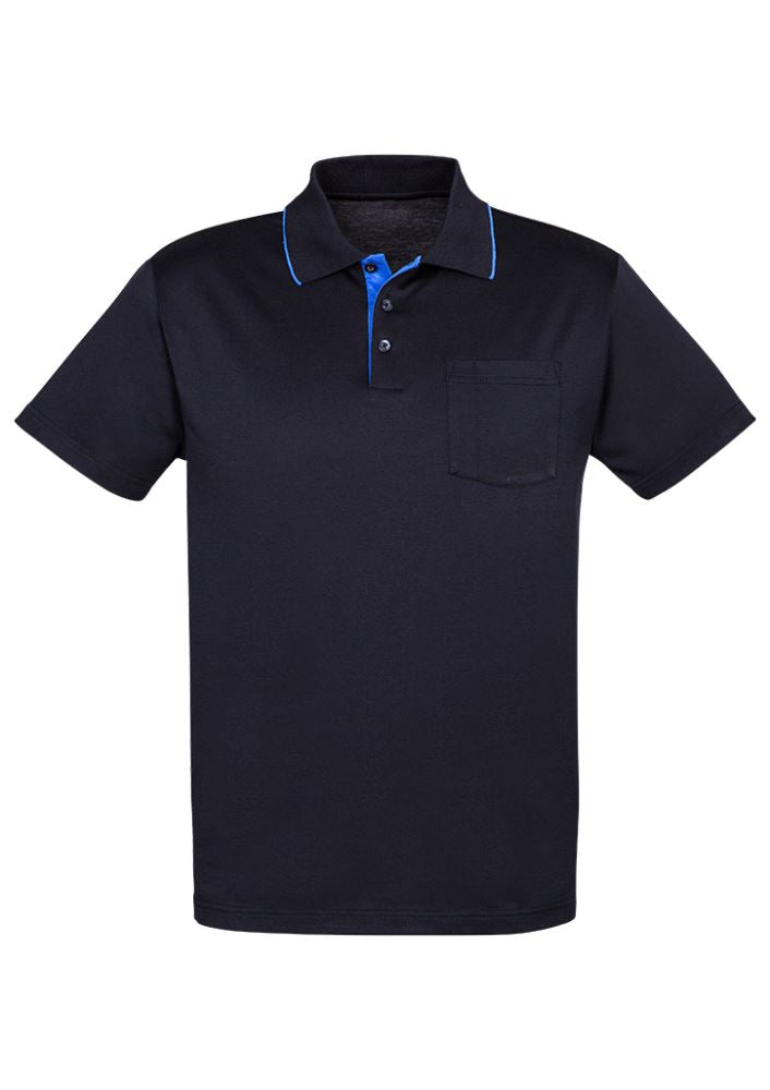 Advatex Mens Swindon Polo - Navy/Blue - Large - Biz Collection