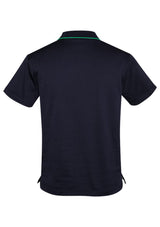 Advatex Mens Swindon Polo - Navy/Dynasty Green - Large - Biz Collection